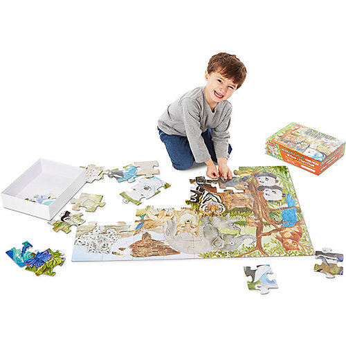 Напольный пазл Melissa & Doug, Животные от Melissa & Doug