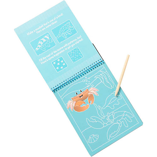 Блокнот Melissa & Doug Scratch art, Жизнь в океане от Melissa & Doug