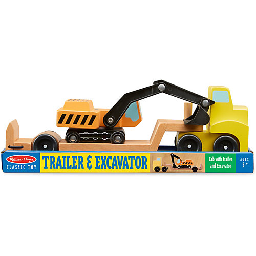 Трейлер и экскаватор Melissa & Doug