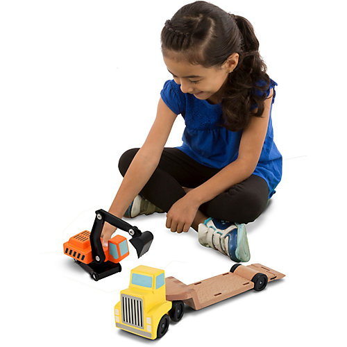 Трейлер и экскаватор Melissa & Doug