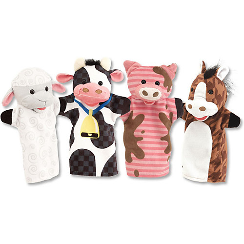 Плюшевые куклы на руку Melissa & Doug, Ферма от Melissa & Doug