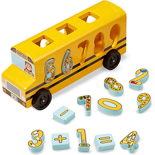 Сортер Melissa & Doug, Автобус-цифры от Melissa & Doug