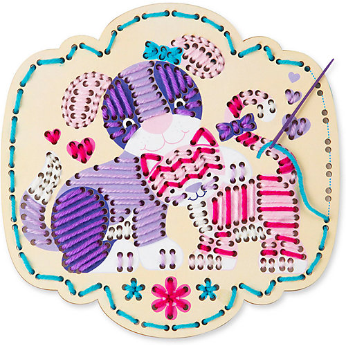 Вышивка Melissa & Doug "Творчество", Щенок и Кот от Melissa & Doug