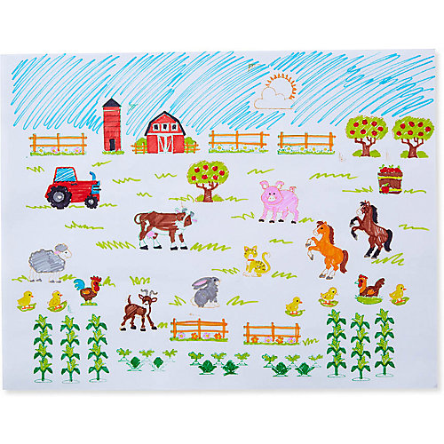 Набор печатей Melissa & Doug "Творчество", Ферма от Melissa & Doug