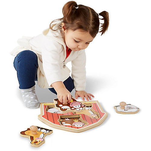 Рамка-вкладыш Melissa & Doug "Мои первые пазлы", Животные с фермы от Melissa & Doug