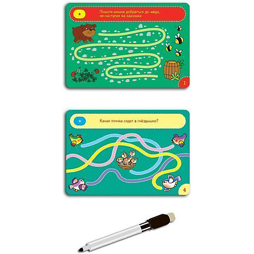 Карточная игра IQ Box "Лабиринты: 3-5 лет" от Дрофа-Медиа