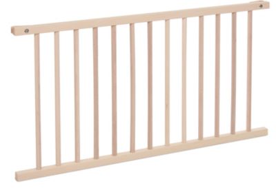 Verschlussgitter für Kinderbettnutzung für babybay Boxspring XXL natur unbehandelt