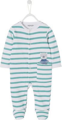 Strampler blau Gr. 68 Jungen Baby