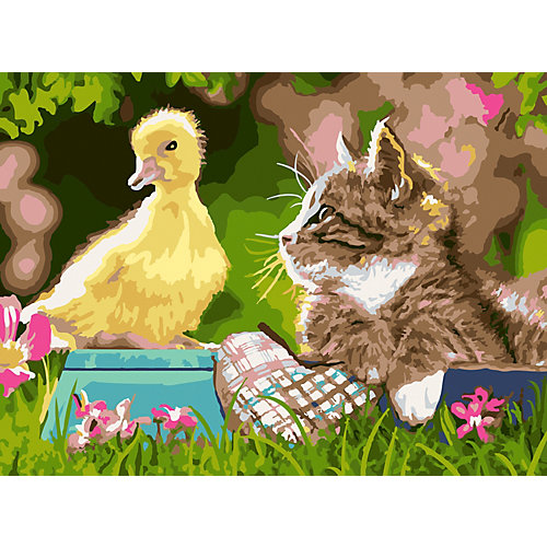 Картина по номерам Color KIT Нежная дружба от Color KIT