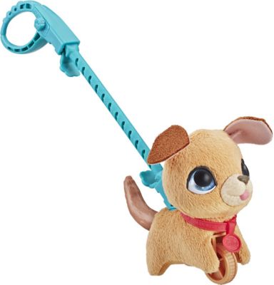Мягкая игрушка FurReal Friends "Маленький питомец на поводке" Бежевая собака