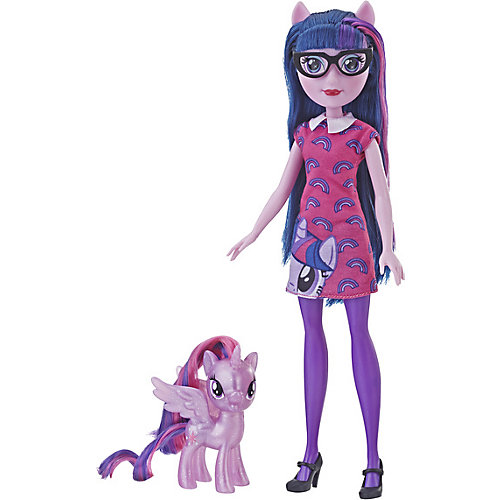 Игровой набор Equestria Girls "Кукла и пони", Твайлат Спаркл от Hasbro