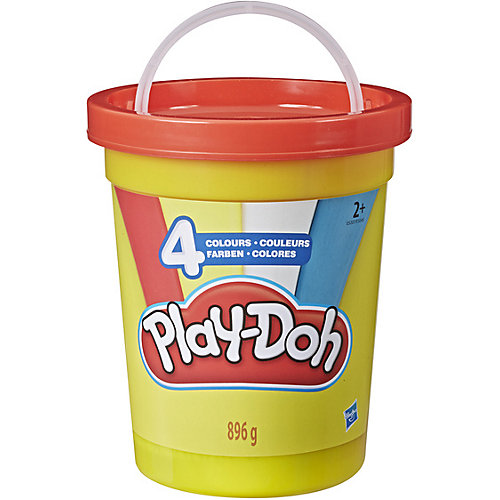 Набор пластилина Play-Doh "Большая банка" Классические цвета, 4 шт от Hasbro