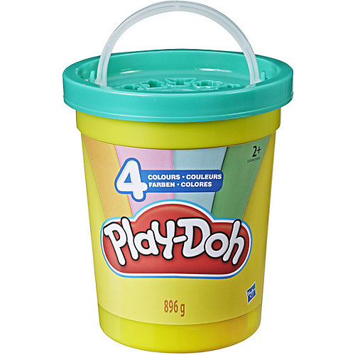 Набор пластилина Play-Doh "Большая банка" Современные цвета, 4 шт от Hasbro
