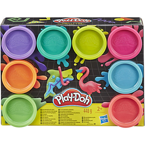 Набор пластилина Play-Doh "Неон", 8 цветов от Hasbro