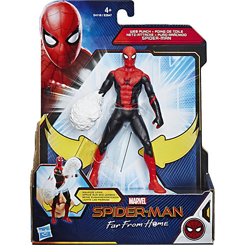 Игровая фигурка Spider-Man Делюкс "Возвращение домой" Человек-Паук с паутиной, 15 см от Hasbro