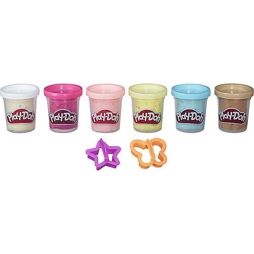 Набор пластилина Play-Doh "Конфетти", 6 банок от Hasbro
