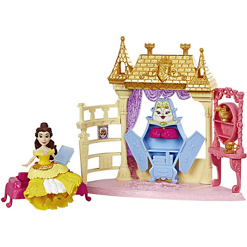 Игровой набор Disney Princess Royal Clips, Спальня Белль от Hasbro