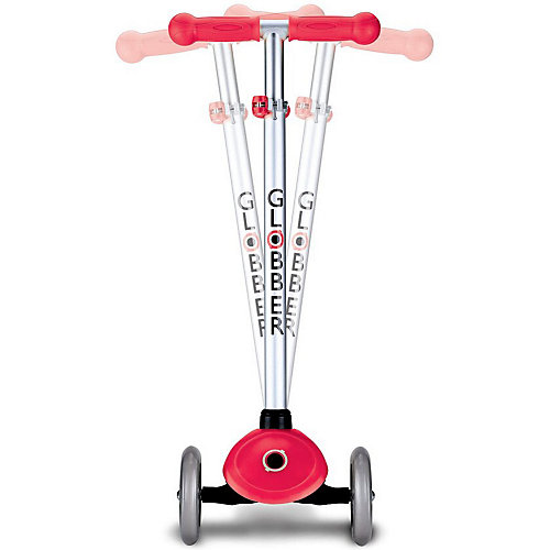 Трехколесный самокат Globber Primo Lights, красный от Globber