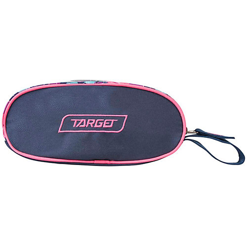 Пенал Target Collection FLOWERS, овальный - синий от Target Collection