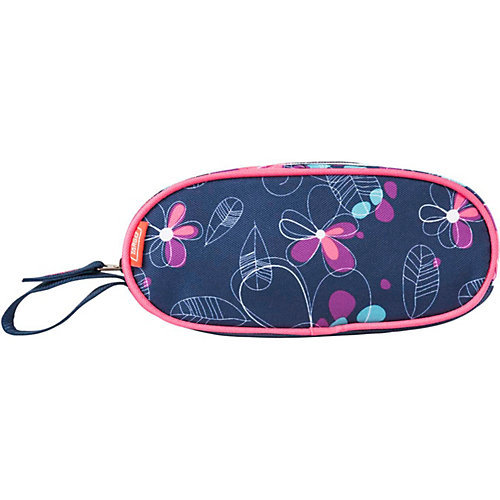 Пенал Target Collection FLOWERS, овальный - синий от Target Collection