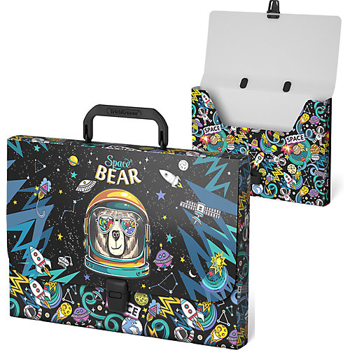 Портфель пластиковый Erich Krause Space Bear, A4 от Erich Krause
