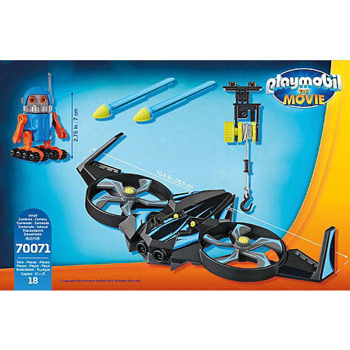 Конструктор Playmobil "Роботирон с дроном", 18 элементов от PLAYMOBIL®