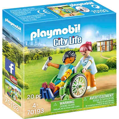 PLAYMOBIL® 70193 Patient im Rollstuhl