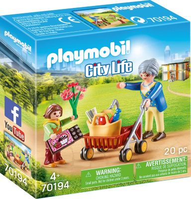 PLAYMOBIL 70194 Oma mit Rollator