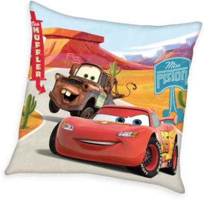 Kuschelkissen Disney`s Cars, 40 x 40 cm bunt