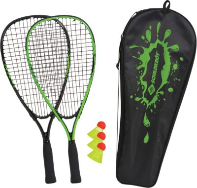 Kinder Tennisschläger Badminton Set Schläger mit Tasche & Bälle Tennis Spiele 