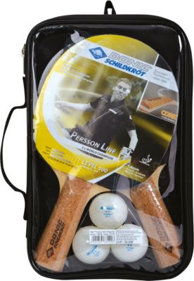 Donic Schildkröt Tischtennis-Schläger Persson 500 - Profi-Qualität Mit Korkgriff