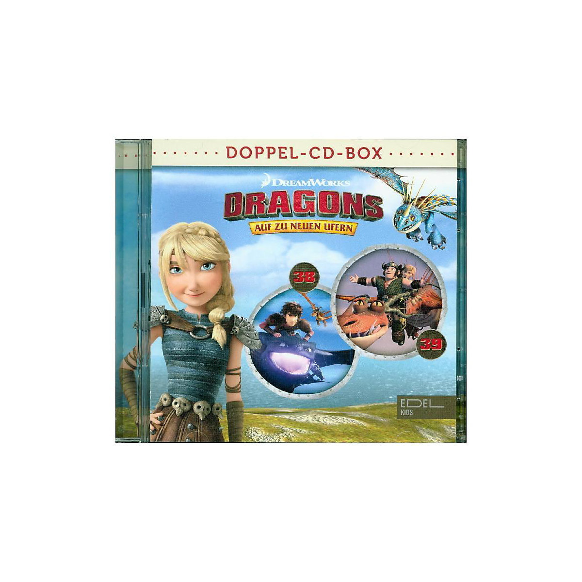 CD Dragons Auf zu neuen Ufern Doppel-CD-Box (Folgen 38 + 39 2 CDs)