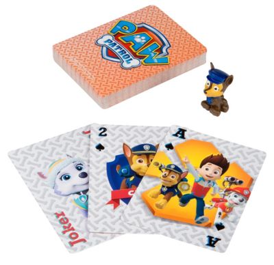 Spinmaster Paw Patrol Kartenspiel Kinder Spiel Jumbo-Spielkarten 52 Blatt 
