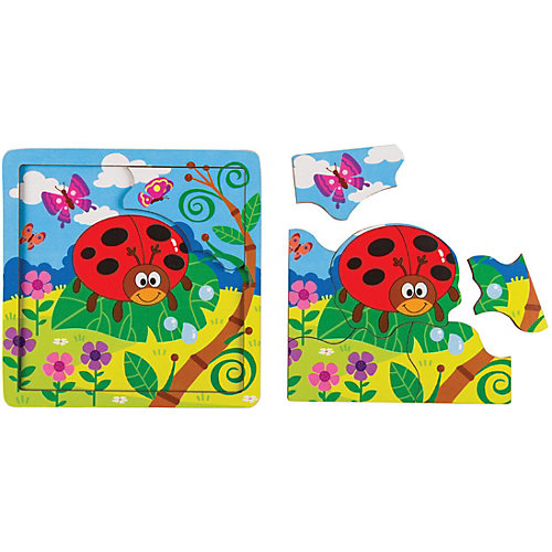 Игра из дерева STEP puzzle Baby Step, Божья коровка от Степ Пазл