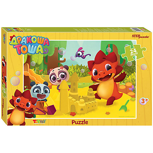 Мозаика STEP puzzle maxi 24 "Дракоша Тоша" от Степ Пазл