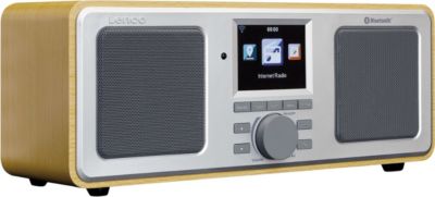 Lenco Internetradio mit USB DIR-150 braun braun/silber