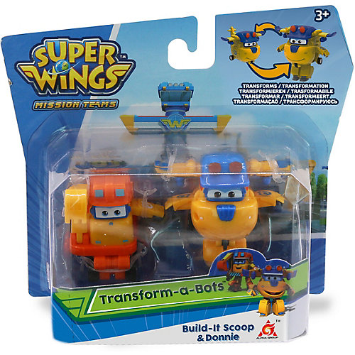 Игровой набор мини-трансформеры Gulliver Super wings "Команда Строителей", Донни Скуп от Gulliver