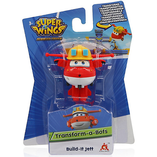 Мини-трансформер Gulliver Super wings "Команда Строителей", Джетт от Gulliver