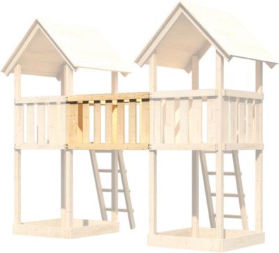 Br�ckenanbau Lotti, Danny, Frieda. holzfarben Kinder