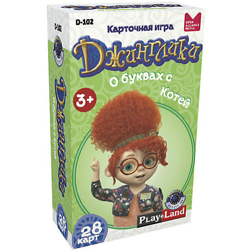 Настольная игра Play Land "Джинглики", О буквах с Котей от Play Land