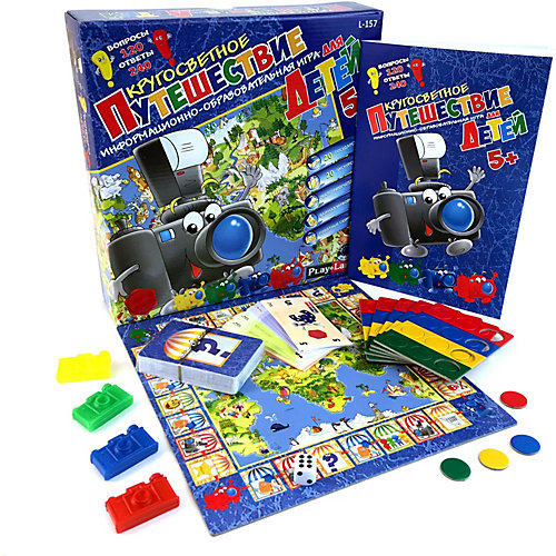 Настольная игра Play Land "Кругосветное путешествие для детей" от Play Land