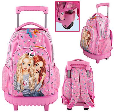 TOPModel Schulrucksack Trolley Panda pink