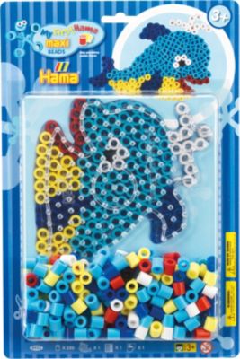 HAMA Maxi Perlen Beads Geschenkpackung Tiere mit 900 Perlen My first Hama 
