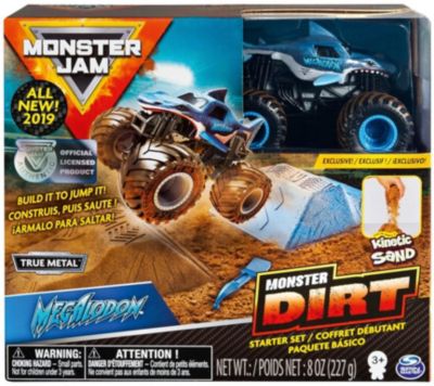 Набор Spin Master Monster Jam Megladon, с машинкой и кинетическим песком