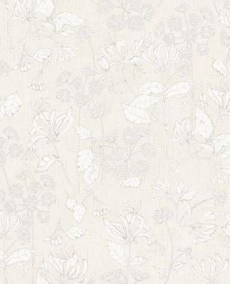 Vliestapete Eijffinger RICE II, Floral, creme, 10 m x 52 cm