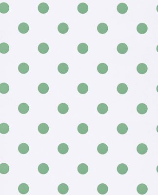 Vliestapete Eijffinger TOUT PETIT, Punkte, weiß/grün, 10 m x 52 cm