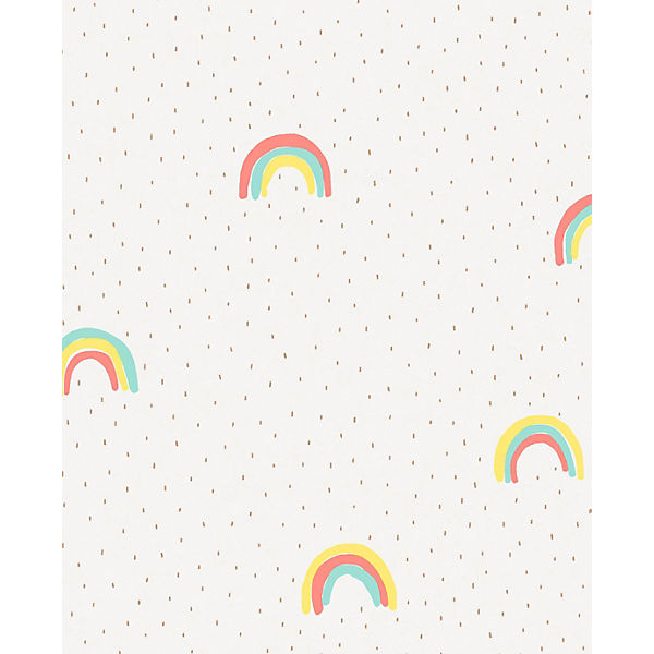 Vliestapete Eijffinger MINI ME, Regenbogen, kupfer, 10 m x 52 cm