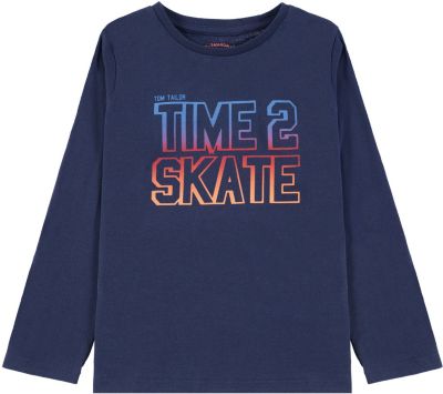 Langarmshirt dunkelblau Gr. 104/110 Jungen Kleinkinder