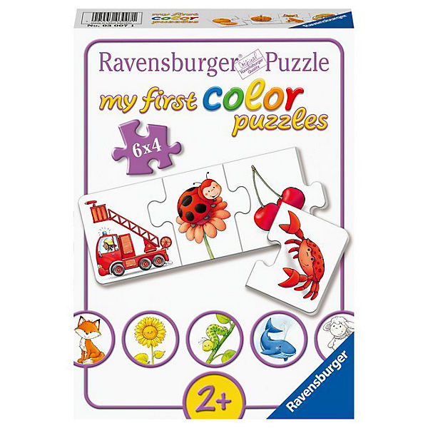 my first Color Puzzle, 6 x 4 Teile, Alle meine Farben