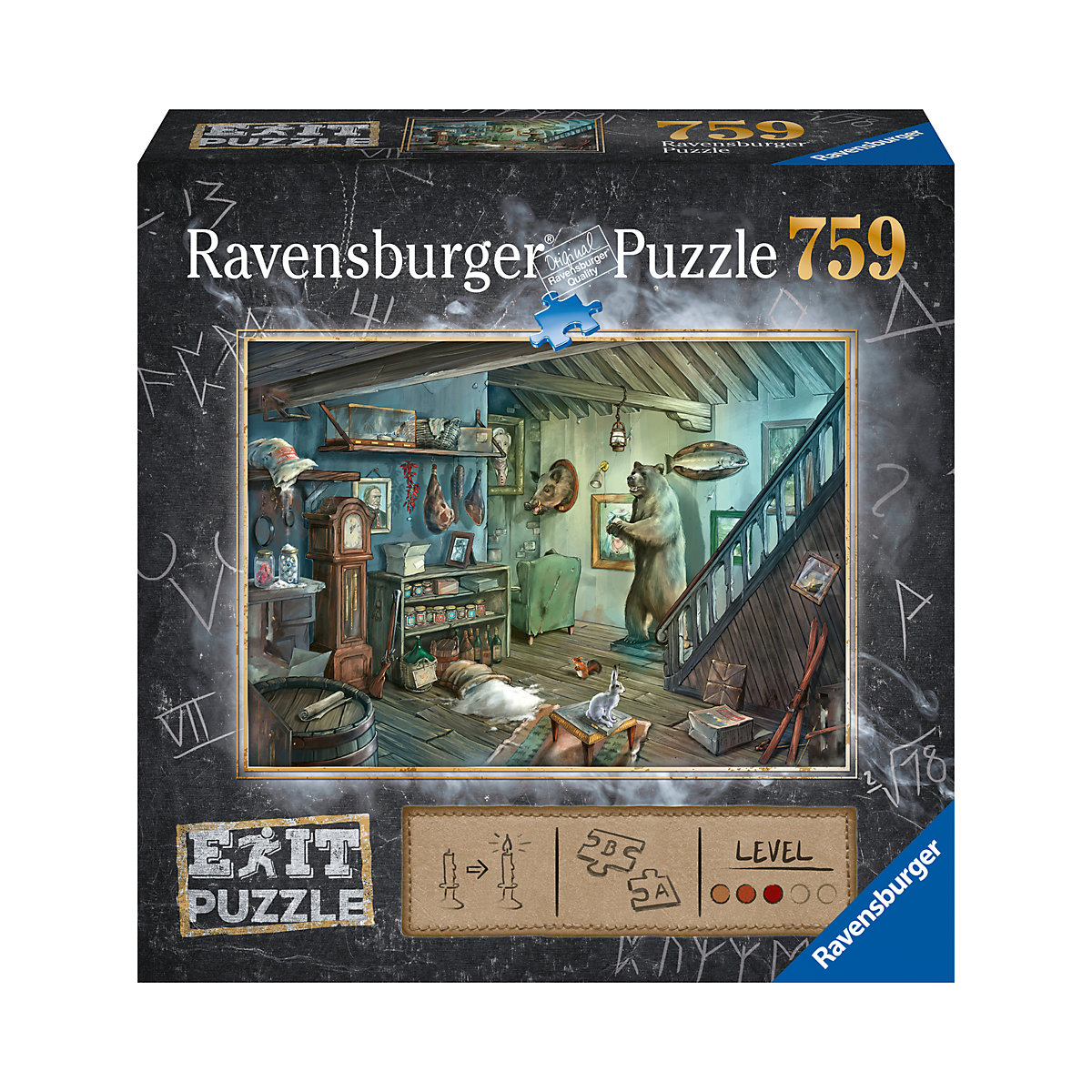 Ravensburger EXIT Puzzle 759 Teile 70x50 cm Exit 8: Gruselkeller